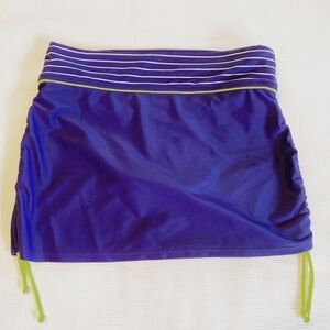 Woman’s Athleta Capitola Crunch Skirted Bikini Bottom Size XXS